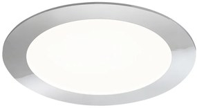 Spot incastrabil pentru baie design modern IP44 Lois crom 17cm