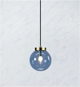 Lustră Markslöjd Ball Two, ⌀ 22 cm, albastru - auriu