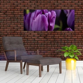 Tablou cu flori de lalele (120x50 cm)