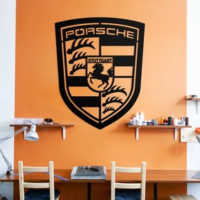DUBLEZ | Logo 3D din lemn - Porsche