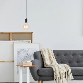 Lustră pe cablu ASTRID 1xE27/60W/230V negru mat