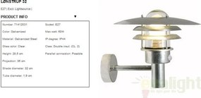 Aplica de perete exterior cu senzor IP44 Lonstrup 32 GS 71412031NL