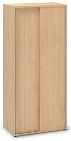 Dulap înalt cu uși glisante ProOffice 80 x 45 x 178 cm, pară sălbatică