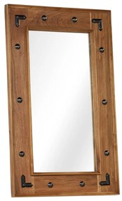 Oglinda, lemn masiv de salcam, 50 x 80 cm 1, 50 x 80 cm