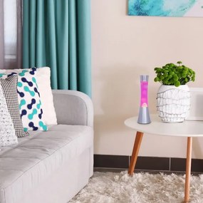 Lampă cu lavă MINKA 1xGY6,35/20W/230V roz Rabalux 7030