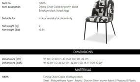 Scaun design elegant LUX Caleb