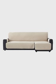 Husă de catifea pentru canapea colțar Velvet bej - partea dreaptă bej 40x50 cm