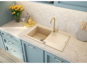 Chiuveta granit Deante Evora 44x78 cm nisip