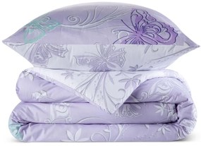 Lenjerie de pat din microfibră FLUTURI pat simplu