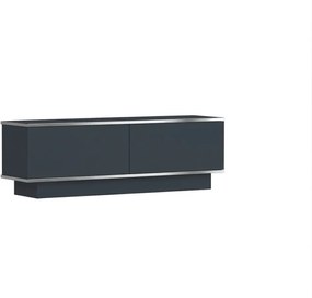 OFERTA Comoda TV ALVIN 135 cm, antracit/argintiu II. calitate