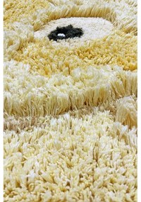 Covor pentru copii galben lavabil/țesut manual din bumbac 95x120 cm Ducky – Lorena Canals