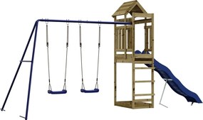 vidaXL Set de joacă pentru exterior, lemn de pin impregnat