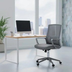 Scaun de birou din mesh cu suport lombar OFF 631 gri