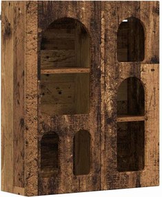 vidaXL Dulap suspendat Lemn vechi 59 x 20 x 71.5 cm Lemn compozit