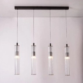Lustra cu 4 pendule design modern ARIA titan periat