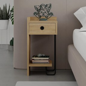 Măsuță de noptieră Sirius Left Oak 2