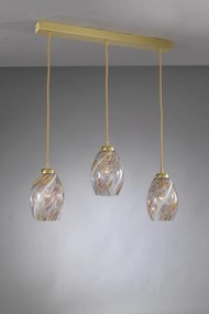 Lustra moderna cu 3 pendule design italian 10034 multicolor