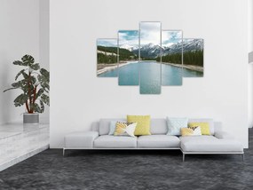 Tablou cu peisaj montan (150x105 cm)