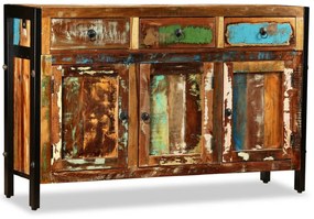 vidaXL Bufet din lemn masiv reciclat, 120x35x76 cm