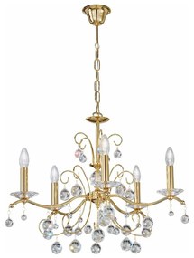 Kolarz 3234.85.3.KoT- Candelabru cristal CARMEN 5xE14/60W/230V aur 24K
