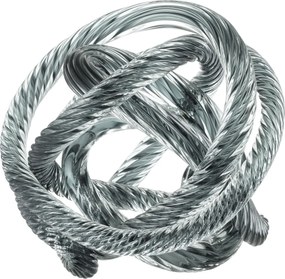 Obiect decorativ LUX Dominico L, diam.20cm gri 113529 HZ