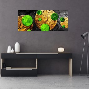 Tablou abstract - Bilă (120x50 cm)