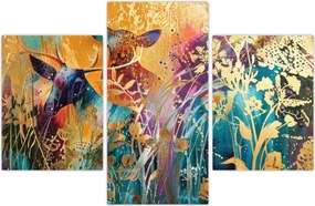 Tablou - Pictura abstractă a naturii (90x60 cm)