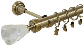 Galerie simpla -Crystal cone-simpla /25 -aur antic (Alege marime: 300 cm)