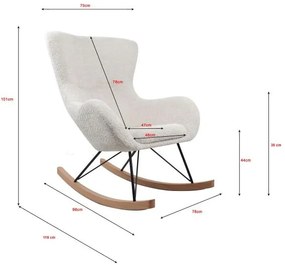 BALANSOAR ROCKY MAXI ANTRACIT BOUCLÉ