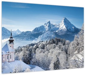 Tablou - O privire asupra peisajului de iarnă (70x50 cm)