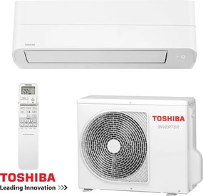 Aparat de aer condiționat cu invertor Toshiba Essento RAS-B18B2KV2G-E + RAS-18B2AVG-E2, 18.000 BTU, 35 m², R-32, A++, alb