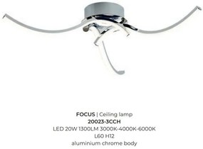 Lustra aplicata LED design modern FOCUS
