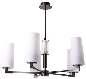 Candelabru elegant cu 5 brate VINCENZA titan periat