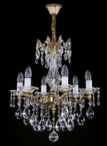 Candelabru Cristal Bohemia Exclusive 6 brate, diam.50cm KATHERINE VI. CE