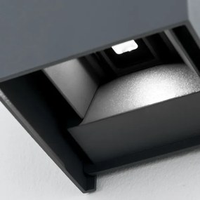 Aplică LED de exterior Orion AL 11-1192 CUBE 2xLED/3W/230V IP54 antracit