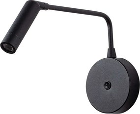Lampa perete UGUR-6042, negru, metal, 10x27x15 cm