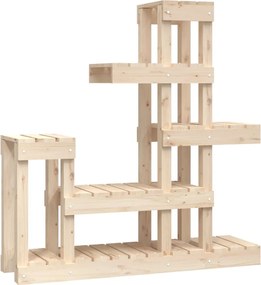 vidaXL Suport pentru plante, 92x25x97 cm, lemn masiv de pin