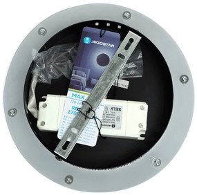 Aplică LED RGBW dimabilă Aigostar MESH Smart LED/12W/230V negru + telecomandă