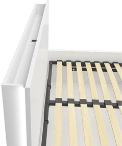 Raft  multimedia pentru patul Tetrix 11 (alb lucios) (cu iluminat LED,cu USB). Promo -31%. 1098505
