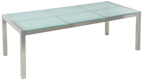 Masă de grădină Grosso 220 (transparent) (sticlă călită). 1010198