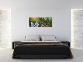 Tablou - Lacurile Plitvice (120x50 cm)