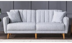 Canapea extensibilă KITO, 2 locuri, gri