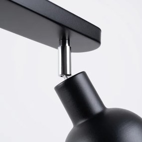 Spot Sollux SL.1317 ELBA 2xE27/15W/230V negru