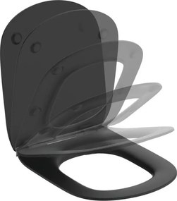 Capac wc slim softclose Ideal Standard Tesi negru mat