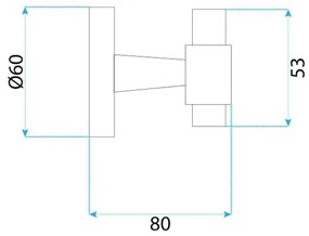 Cuier baie 16101 Aristo Cupru periat