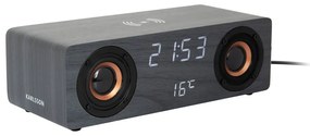 Radio cu ceas deșteptător digital cu încărcător wireless Classic BT – Karlsson