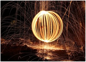 Tablou - Desenat de lumină (70x50 cm)