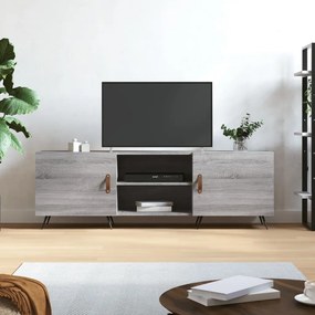 829074 vidaXL Comodă TV, gri sonoma, 150x30x50 cm, lemn compozit