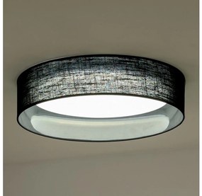 Plafonieră LED Duolla ROLLER LED/24W/230V d. 45 cm negru