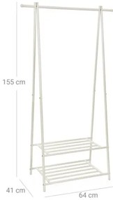 Cuier de podea LINEA, alb